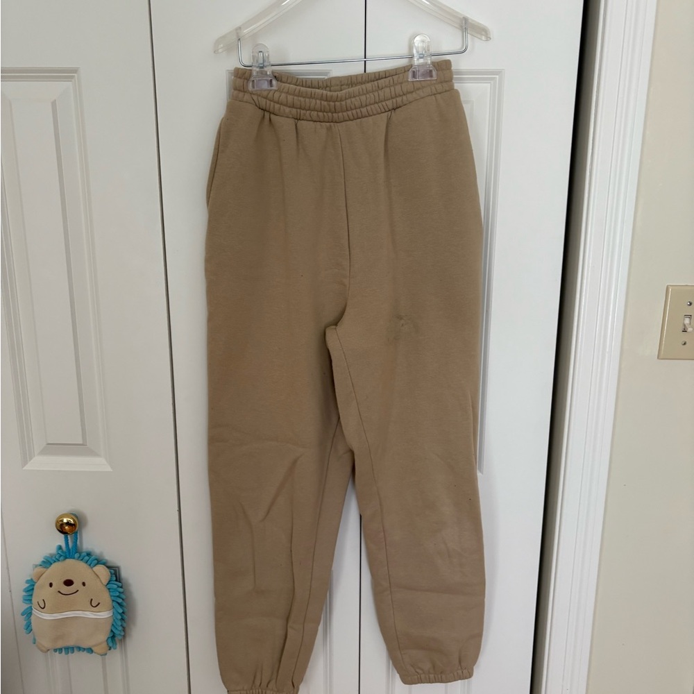 ASOS Tan Cuffed Sweatpants